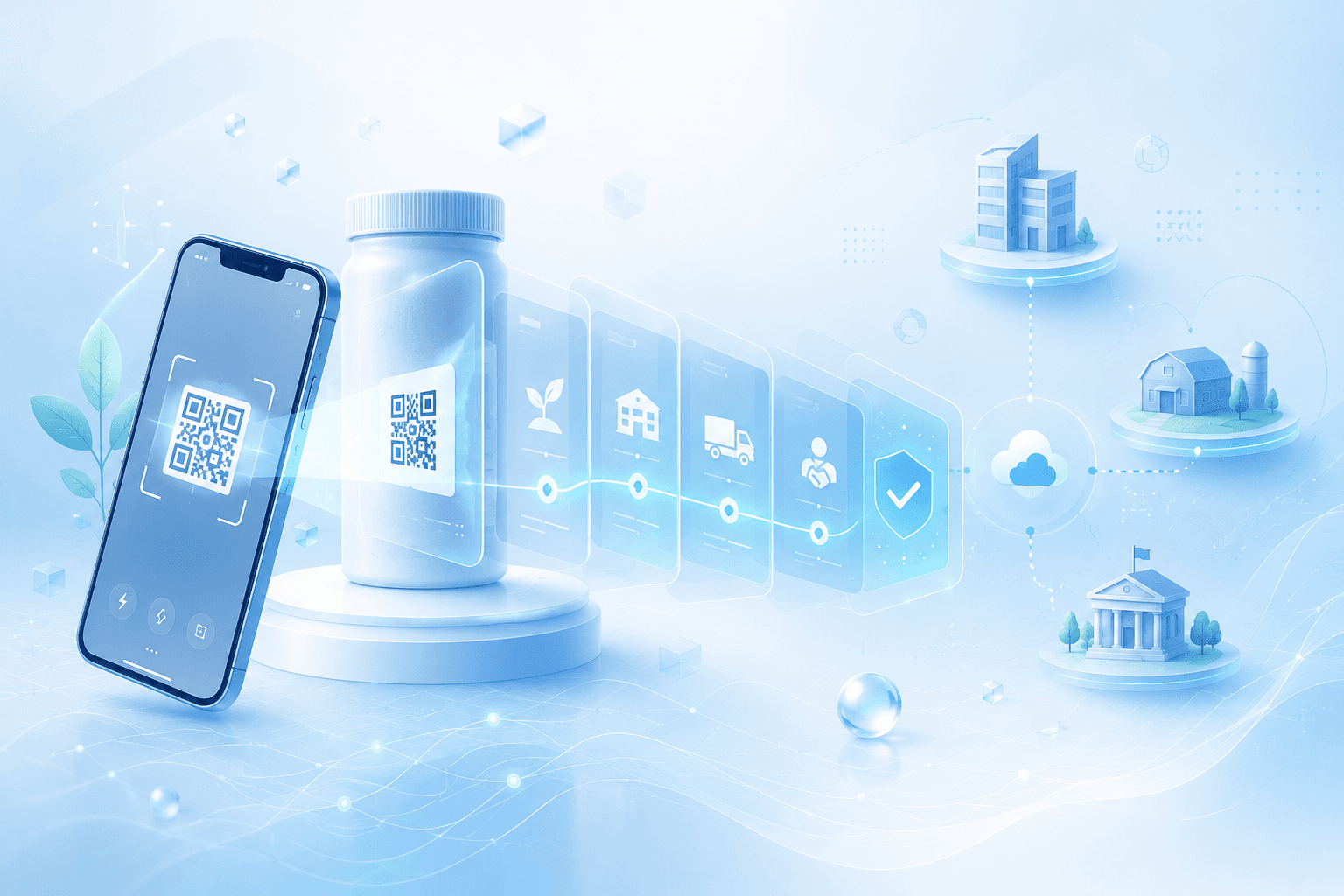 Quét mã QR, truy xuất nguồn gốc toàn chuỗi cung ứng